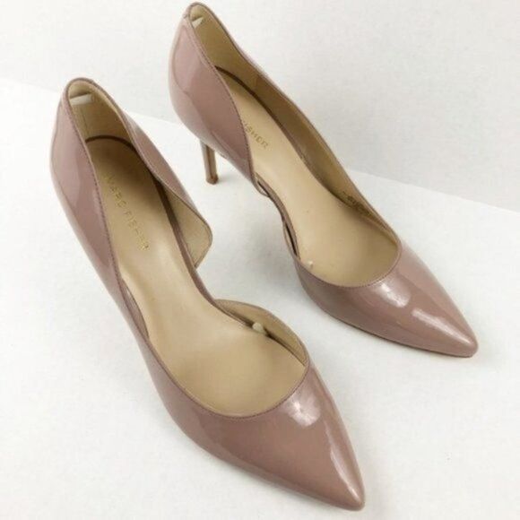 MARC FISHER Darwin Taupe Pointed Heels - Picture 2 of 6